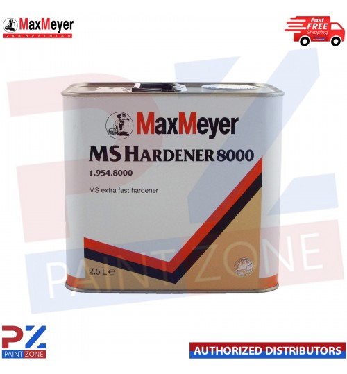 Max Meyer MS Hardener 8000 2K Extra Fast 2.5ltr Acrylics Products Paint Hardener